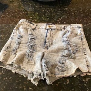 Miss California denim shorts used